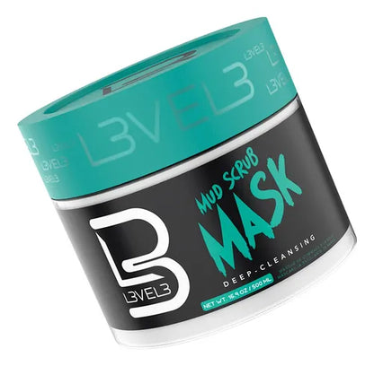 LEVEL3 MUD SCRUB MASK-Exfoliante Facial-500 ml