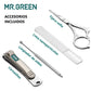 MR. GREEN KIT CUIDADO PERSONAL 4 EN 1 VERDE