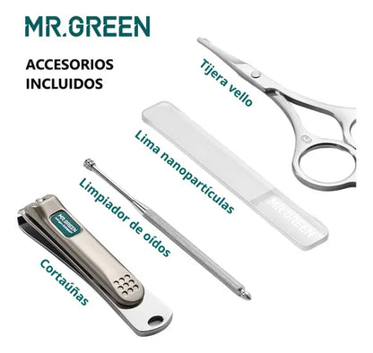MR. GREEN KIT CUIDADO PERSONAL 4 EN 1 VERDE