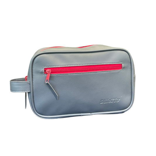 STILETTO NECESSAIRE DE ECO CUERO-GRIS