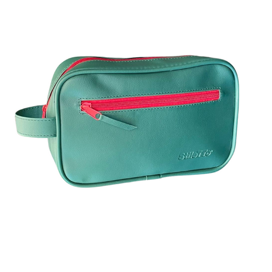 STILETTO NECESSAIRE DE ECO CUERO-VERDE