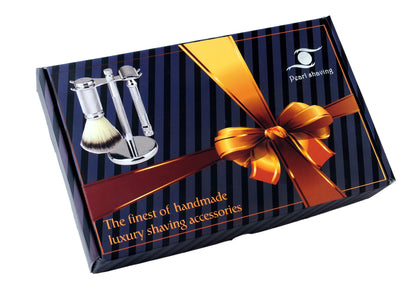 STILETTO SET DE AFEITADO BROCHA Y MAQUINA DE AFEITAR DOBLE HOJA SRB 511G