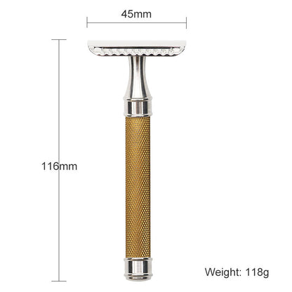 STILETTO ST122G MAQUINA DE AFEITAR DOBLE HOJA DE 3 PIEZAS-PEINE CERRADO