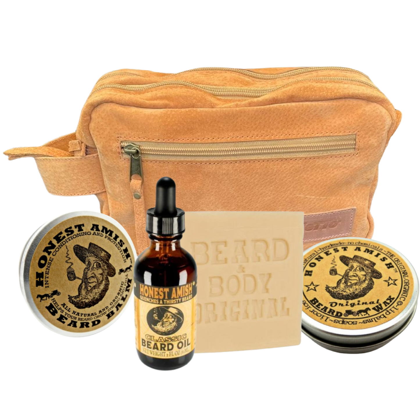 HONEST AMISH KIT PARA EL CUIDADO DE LA BARBA DELUXE