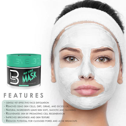 LEVEL3 MUD SCRUB MASK-Exfoliante Facial-500 ml