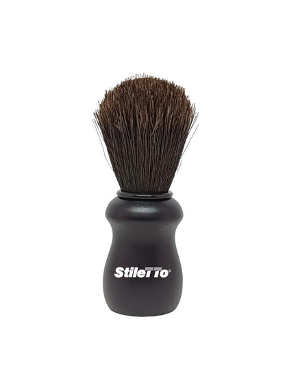 STILETTO BROCHA DE AFEITAR STM06 DE PELO DE CABALLO NEGRO