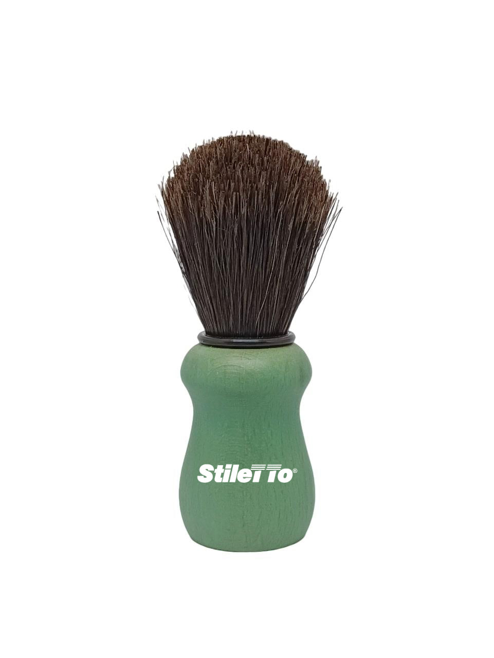STILETTO BROCHA DE AFEITAR STM10 DE PELO DE CABALLO NEGRO