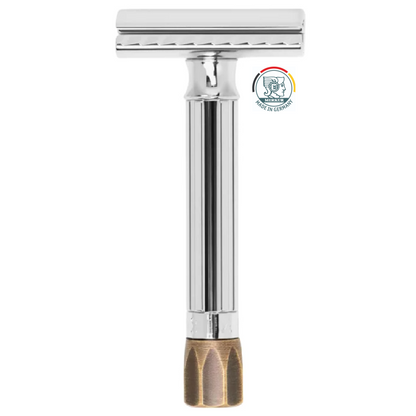 MERKUR PROGRESS 500 MAQUINA DE AFEITAR DOBLE HOJA-AJUSTABLE MANGO CORTO-500105