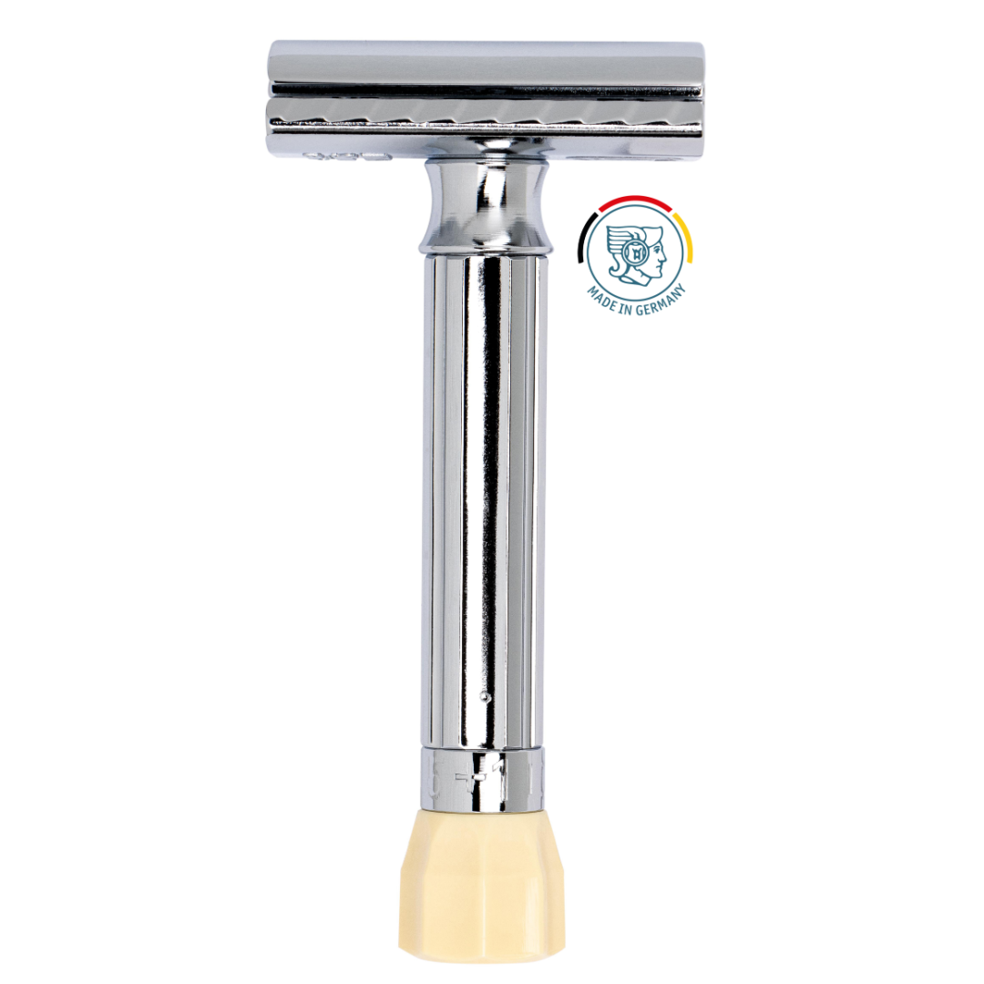 MERKUR PROGRESS 500 MAQUINA DE AFEITAR DOBLE HOJA-AJUSTABLE-MANGO CORTO