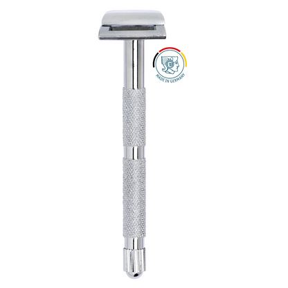 MERKUR 907C MAQUINA DE AFEITAR DOBLE HOJA ESPECIAL PARA CONTORNOS