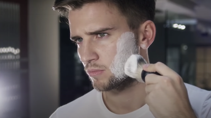 STILETTO BROCHA DE AFEITAR STM06 DE PELO DE CABALLO NEGRO