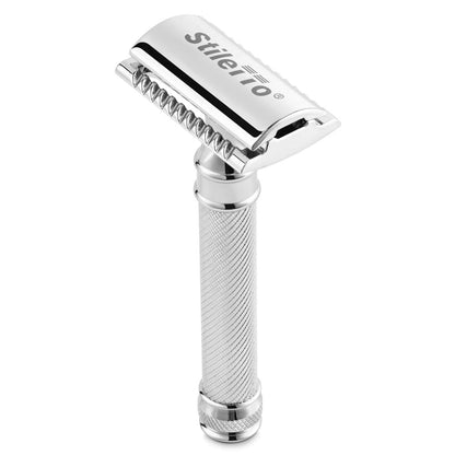 STILETTO ST2251 MAQUINA DE AFEITAR DOBLE HOJA DE 3 PIEZAS-PEINE CERRADO