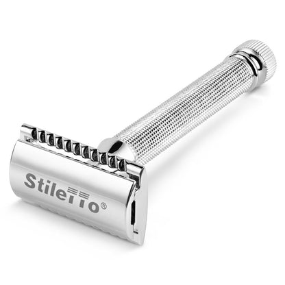 STILETTO ST2256 MAQUINA DE AFEITAR DOBLE HOJA DE 3 PIEZAS-PEINE CERRADO