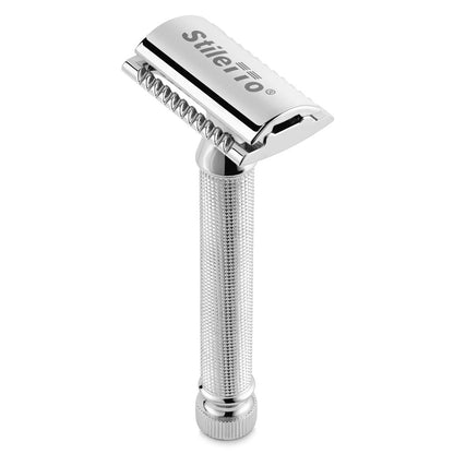 STILETTO ST2256 MAQUINA DE AFEITAR DOBLE HOJA DE 3 PIEZAS-PEINE CERRADO