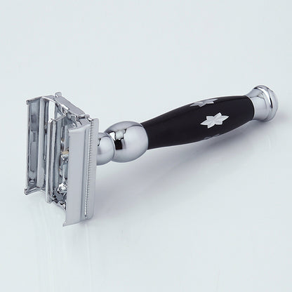 STILETTO ST81 MAQUINA DE AFEITAR DOBLE HOJA APERTURA MARIPOSA