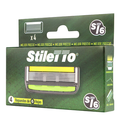 STILETTO® REPUESTO DE 6 HOJAS