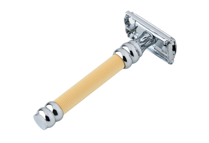 STILETTO ST11G  MAQUINA DE AFEITAR DE DOBLE HOJA APERTURA MARIPOSA