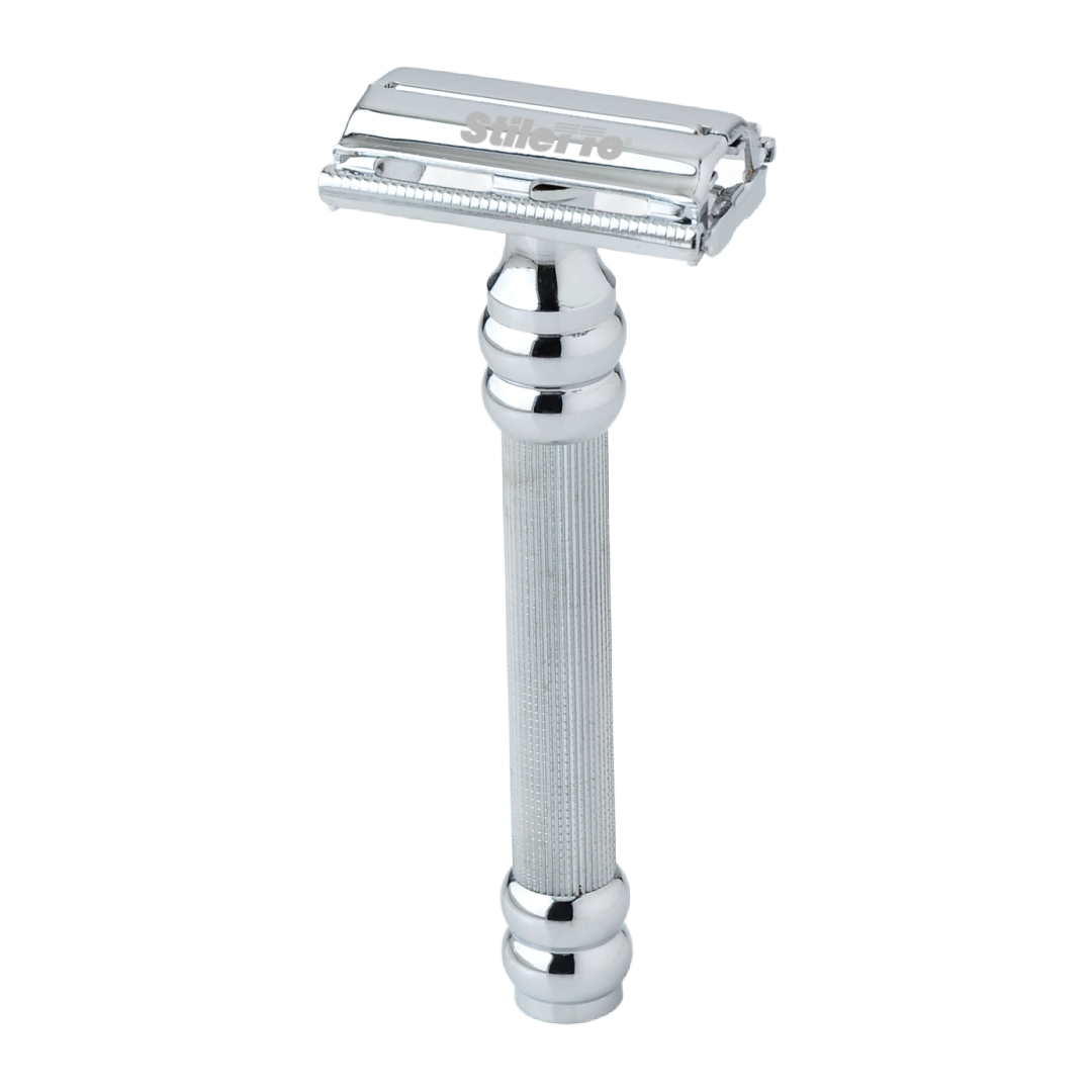 STILETTO ST11  MAQUINA DE AFEITAR DE DOBLE HOJA APERTURA MARIPOSA