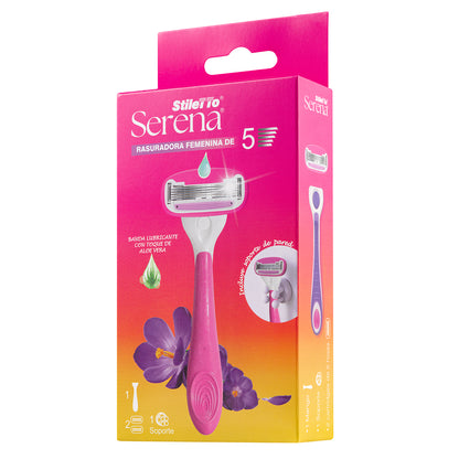 STILETTO SERENA MAQUINA DE AFEITAR PARA MUJER DE 5 HOJAS