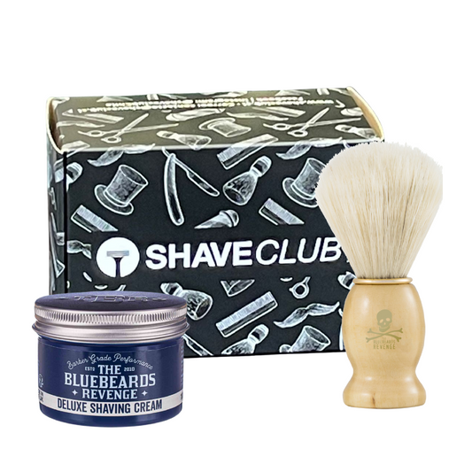 THE BLUEBEARDS REVENGE SET CREMA DE AFEITAR Y BROCHA DE AFEITAR