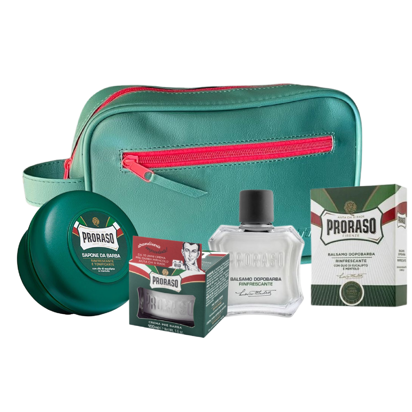 PRORASO SET COMPLETO DE AFEITADO-VARIEDAD ORIGINAL