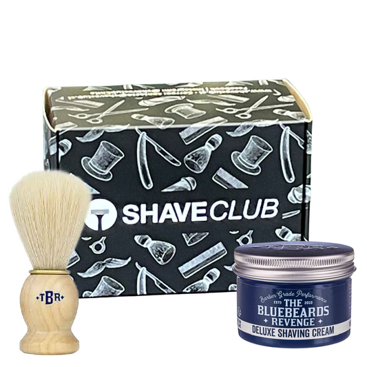 THE BLUEBEARDS REVENGE SET CREMA DE AFEITAR Y BROCHA DE AFEITAR