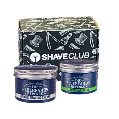 THE BLUEBEARDS REVENGE SET CREMA DE AFEITAR Y BALSAMO PARA DESPUES DE AFEITAR