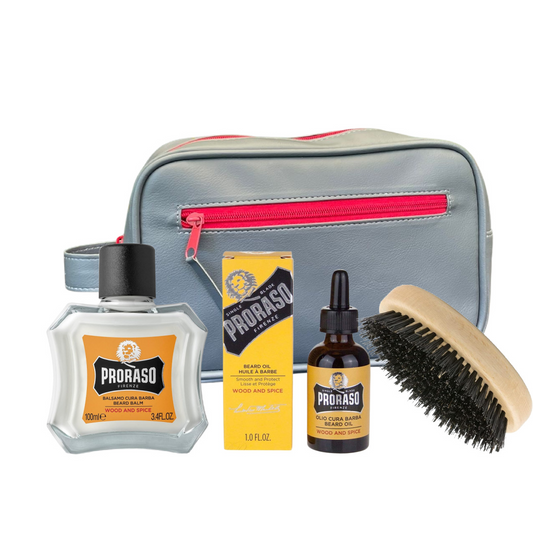 PRORASO KIT PARA EL CUIDADO DE LA BARBA