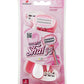 STILETTO® KIT FEMENINO DESECHABLE 6 HOJAS CON ESPUMA PURE SILK