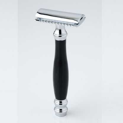 STILETTO SET DE AFEITADO BROCHA Y MAQUINA DE AFEITAR DOBLE HOJA SRB33 BLACK