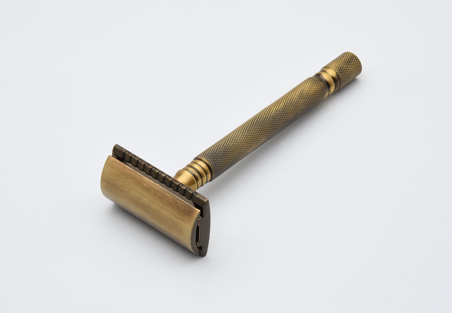 PEARL SS01 MAQUINA DE AFEITAR DOBLE HOJA ANTIQUE BRASS