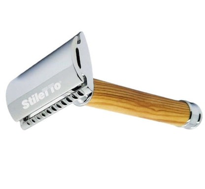 STILETTO ST15055 MAQUINA DE AFEITAR DOBLE HOJA DE 3 PIEZAS