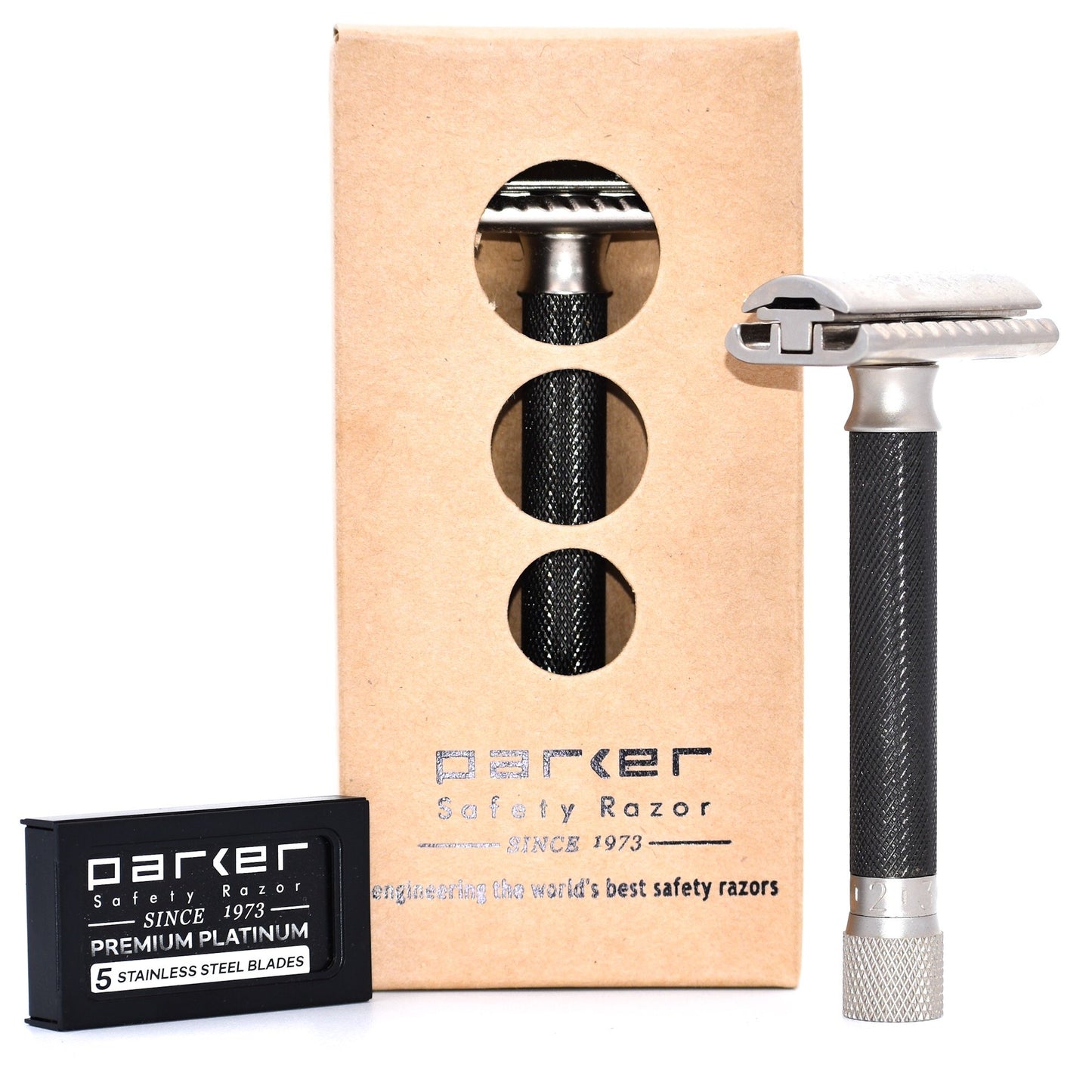 PARKER VAR-GR MAQUINA DE AFEITAR DOBLE HOJA  AJUSTABLE DE PEINE CERRADO