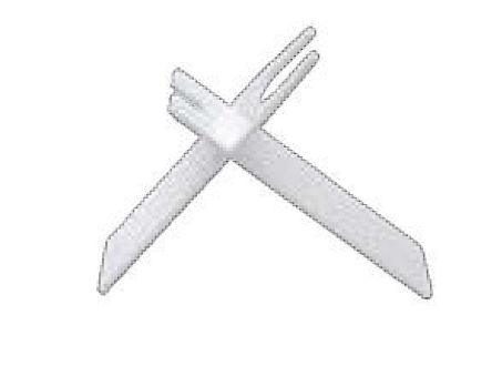 STILETTO  SOPORTE PARA BROCHA Y MAQUINA DE AFEITAR EN X-blanco