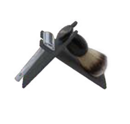 STILETTO  SOPORTE PARA BROCHA Y MAQUINA DE AFEITAR EN X-negro