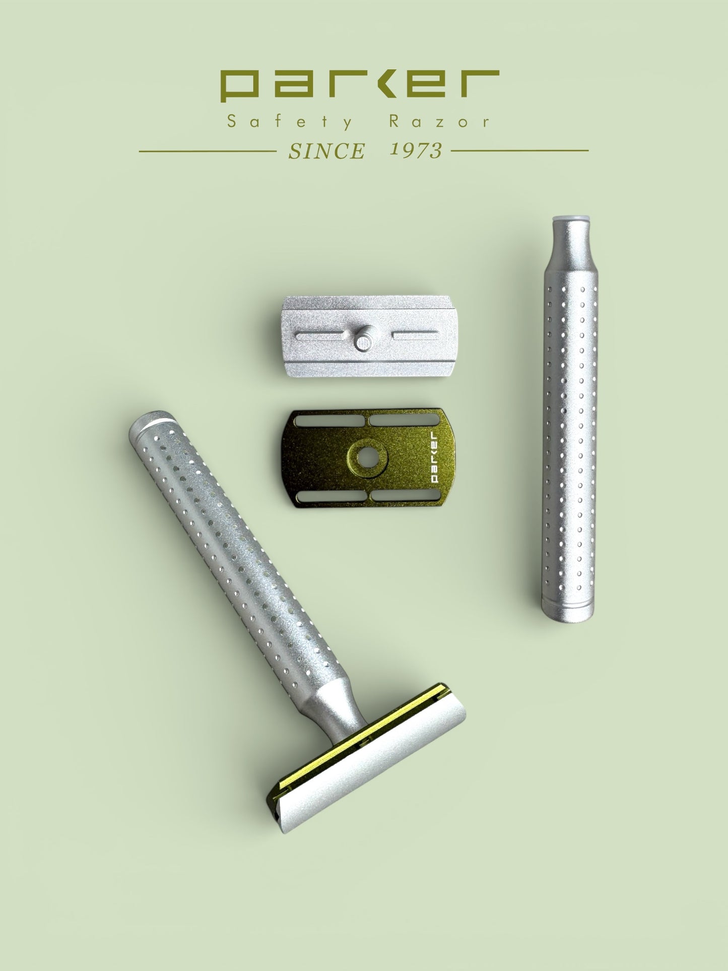 PARKER AEROSHAVE MAQUINA PREMIUM DE AFEITAR DOBLE HOJA - Mango Largo