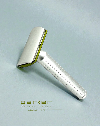 PARKER AEROSHAVE MAQUINA PREMIUM DE AFEITAR DOBLE HOJA - Mango Largo