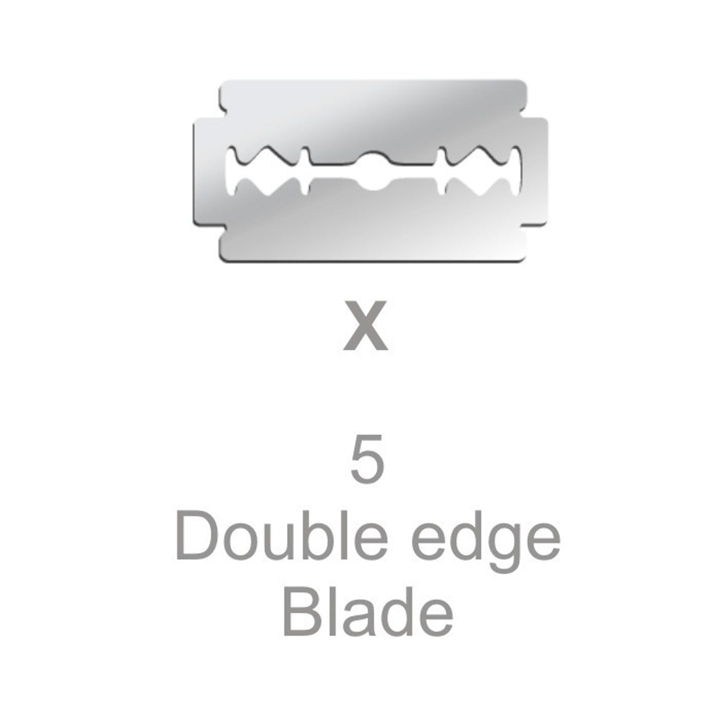 STILETTO STTRT MAQUINA DE AFEITAR DOBLE HOJA DE 3 PIEZAS PARA VIAJES, CON TIJERA