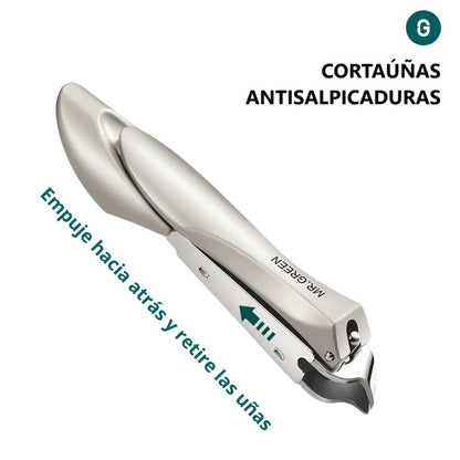 MR. GREEN CORTAUÑAS ANTISALPICADURA (S) OBLICUO