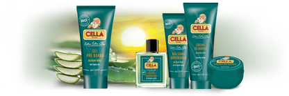 CELLA MILANO CREMA ORGANICA DE AFEITAR EN TUBO PARA PIEL SENSIBLE