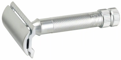 MERKUR 34C MAQUINA DE AFEITAR DOBLE HOJA-34002 CROMO SATINADO