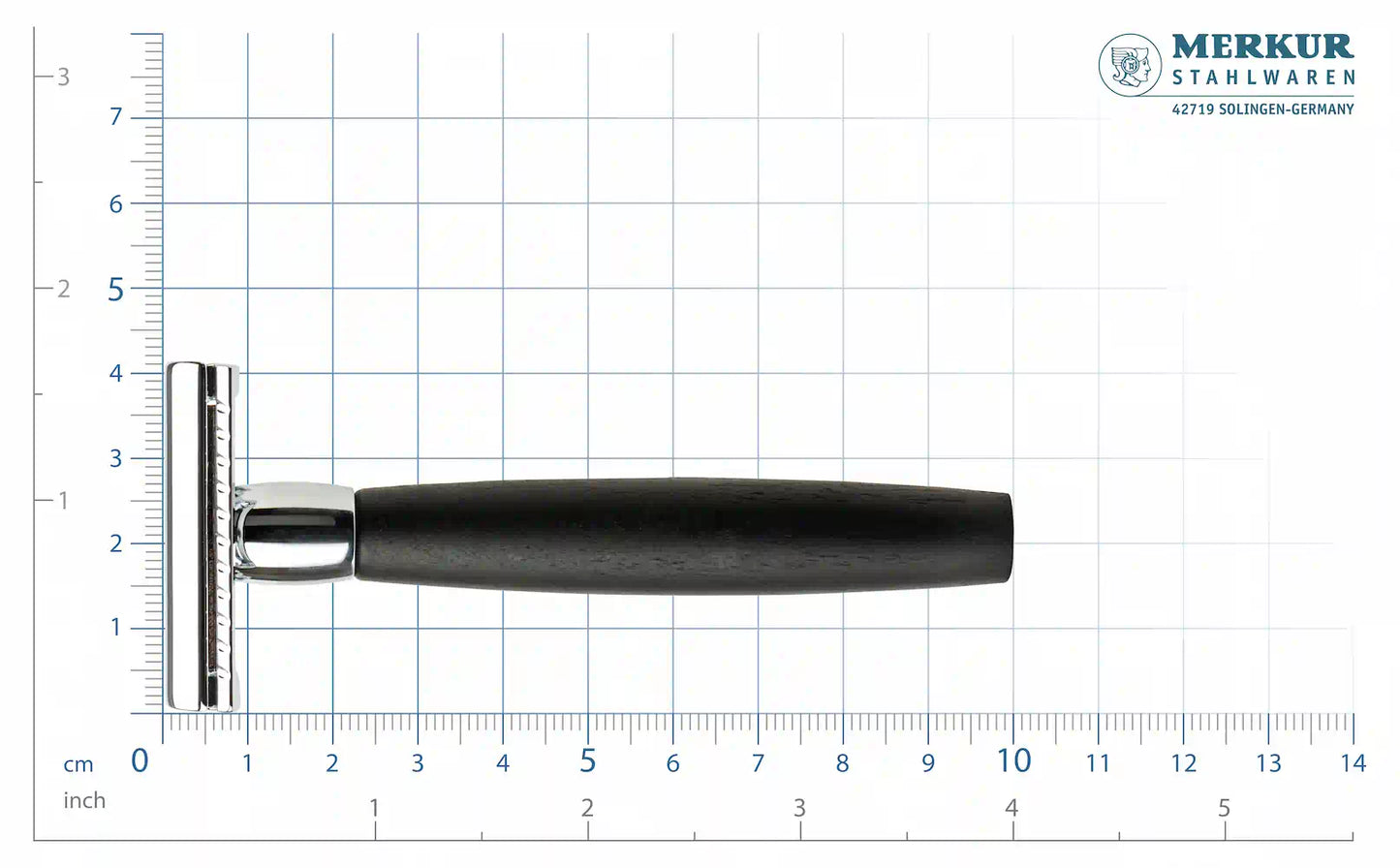 MERKUR 49C MAQUINA DE AFEITAR DOBLE HOJA DE PEINE CERRADO-49001