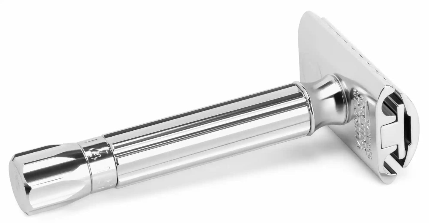 MERKUR PROGRESS 500 MAQUINA DE AFEITAR DOBLE HOJA-AJUSTABLE MANGO CORTO-500101