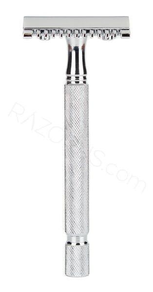 STILETTO ST04  MAQUINA DE AFEITAR DE DOBLE HOJA DE 3 PIEZAS-PEINE ABIERTO