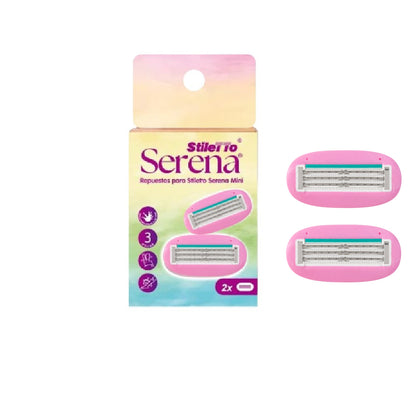 STILETTO® SERENA® MINI AFEITADORA-REPUESTOS