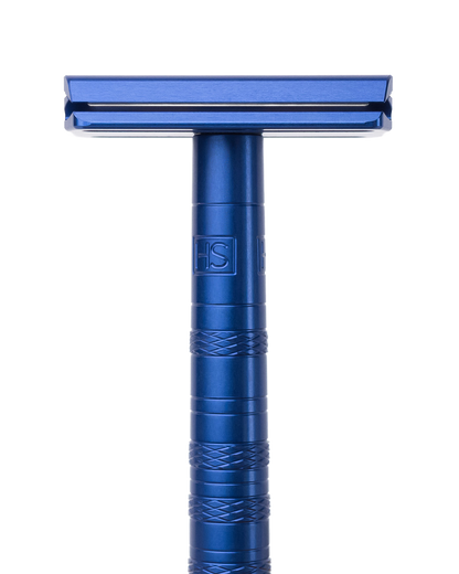 HENSON MAQUINA DE AFEITAR DE DOBLE HOJA STEEL BLUE