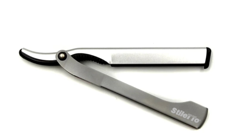 NAVAJA STILETTO STDOV01 (FABRICADA POR DOVO) SHAVETTE ALUMINIO