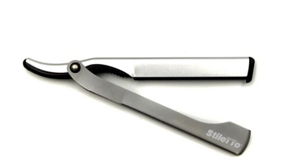 NAVAJA STILETTO STDOV01 (FABRICADA POR DOVO) SHAVETTE ALUMINIO