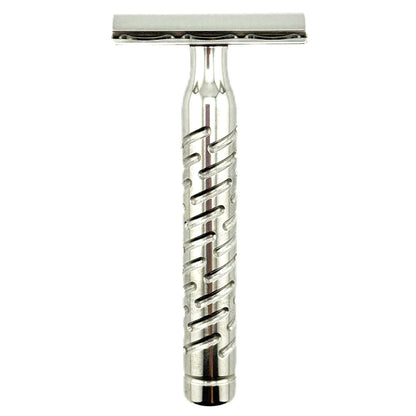 GOODFELLAS STYLETTO V2 MAQUINA DE AFEITAR DE ACERO INOXIDABLE DE 3 PIEZAS