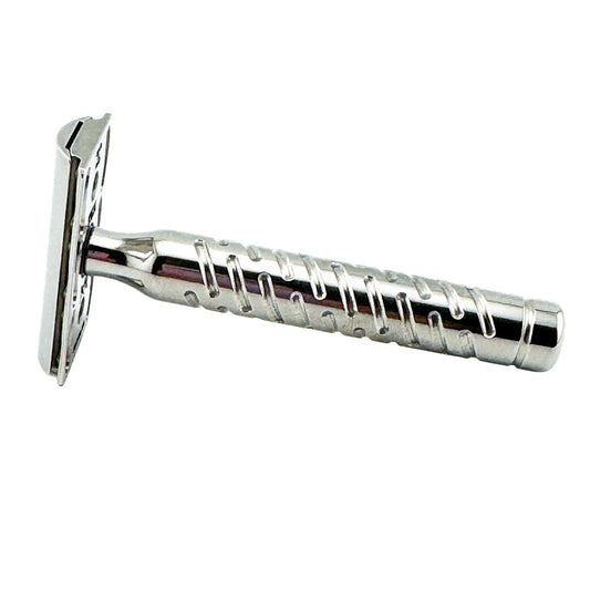GOODFELLAS STYLETTO V2 MAQUINA DE AFEITAR DE ACERO INOXIDABLE DE 3 PIEZAS